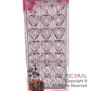 MOLDE BOMBON POLICARBONATO CORAZON X 1